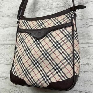 バーバリー(BURBERRY)のBURBERRY バーバリーロンドン　ショルダーバッグ　ノバチェック　レザー(ショルダーバッグ)