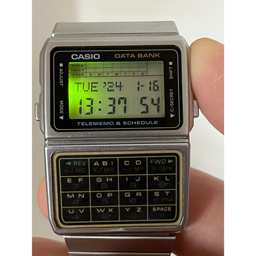 CASIO カシオ  データバンクDBCー610  シルバー