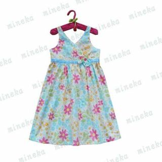 ★新品★キッズ　子供服　可愛い～花柄　ノースリーブワンピース　100★(ワンピース)