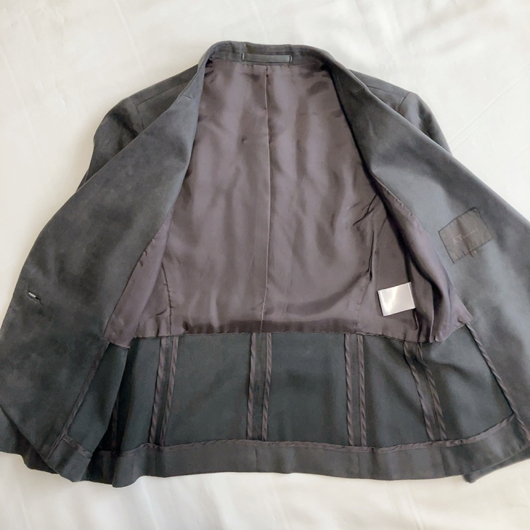 K.T KIYOKO TAKASE  スエード スカートスーツ 9号 M レディースのフォーマル/ドレス(スーツ)の商品写真