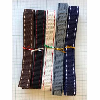 ハンドメイド　バッグ持ち手用　アクリルテープ(各種パーツ)