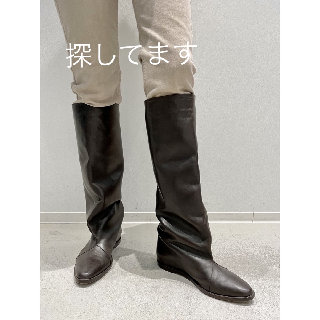 L'Appartement DEUXIEME CLASSE(アパルトモンドゥーズィエムクラス)のお譲り下さい【BRENTA/ブレンタ】Cover bootsブラウン　35 レディースの靴/シューズ(ブーツ)の商品写真