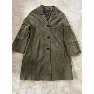 WEEKEND MaxMara  レザーコート　山羊革　大きいサイズ(ロングコート)