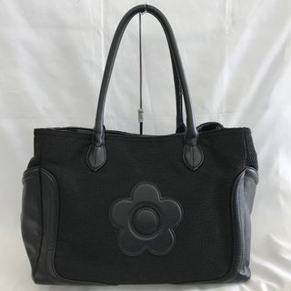 マリークワント(MARY QUANT)の『USED』 MARY QUANT マリークヮント バッグ トートバッグ  ブラック【中古】(トートバッグ)