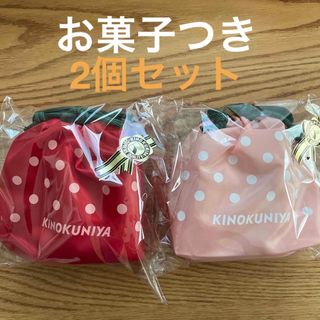 《菓子付》紀ノ国屋　ストロベリースイーツバッグ　2個セット　紀伊國屋　紀伊国屋(菓子/デザート)