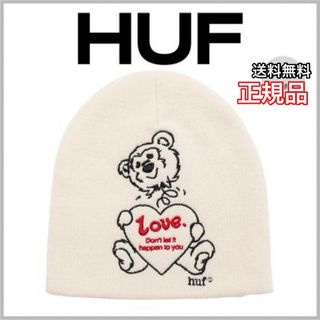 ハフ(HUF)の完売品 HUF ニット帽 ビーニー クマ ベア 刺繍 メンズ レディース (ニット帽/ビーニー)