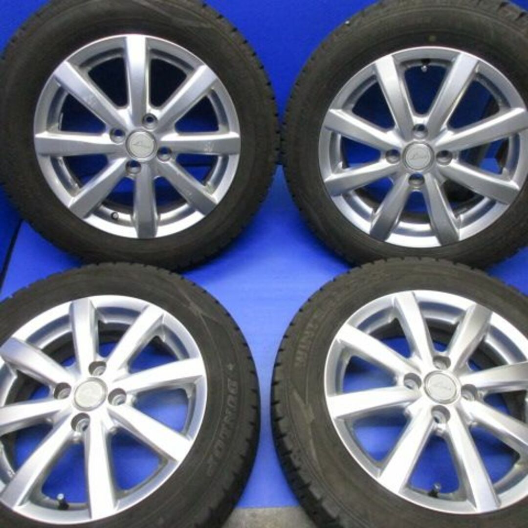 社外アルミLINZ中古品サイズユ）LINZ15+175/65R15　スタッドレス　ヤリス　フィット　アクア