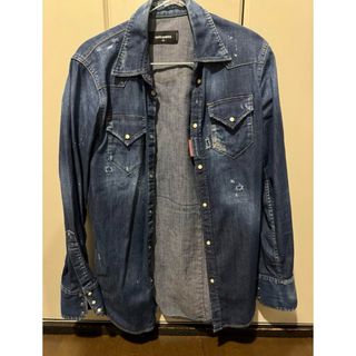 DSQUARED2 ディースクエアード 20SS PEPSI DENIM JACKET S78AN0030 S30309 ペプシロゴプリントデニムトラッカージャケット デニムジャケット ブルー68センチ肩幅