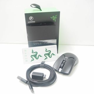 レイザー(LAZER)の美品 RAZER レイザー VIPER V2 PRO RZ01-04390100 ワイヤレスゲーミングマウス FPS eスポーツ PC周辺機器 HY796 (PC周辺機器)