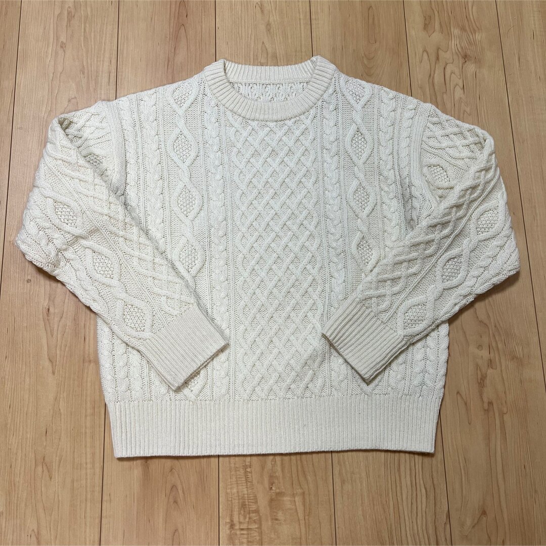 MUJI (無印良品)(ムジルシリョウヒン)のmuji ケーブル　セーター　ニット レディースのトップス(ニット/セーター)の商品写真