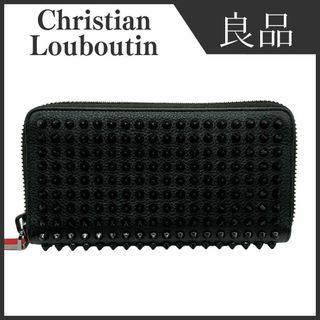 クリスチャンルブタン(Christian Louboutin)のクリスチャンルブタン レザー パネトーネ ラウンドファスナー 長財布(長財布)