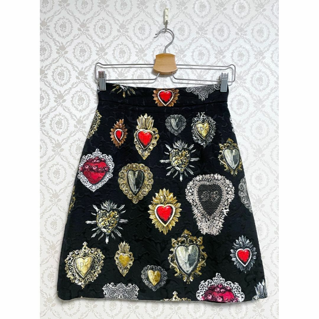 DOLCE&GABBANA ドルチェ&ガッバーナ 宝石柄スカート ドルガバ DOLCE&GABBANA ドルチェ&ガッバーナ 宝石柄スカート ドルガバ