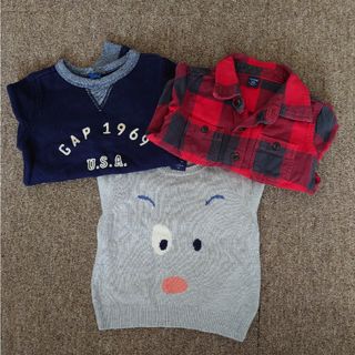 ベビーギャップ(babyGAP)の☆babyGap　トップス３枚セット☆(トレーナー)