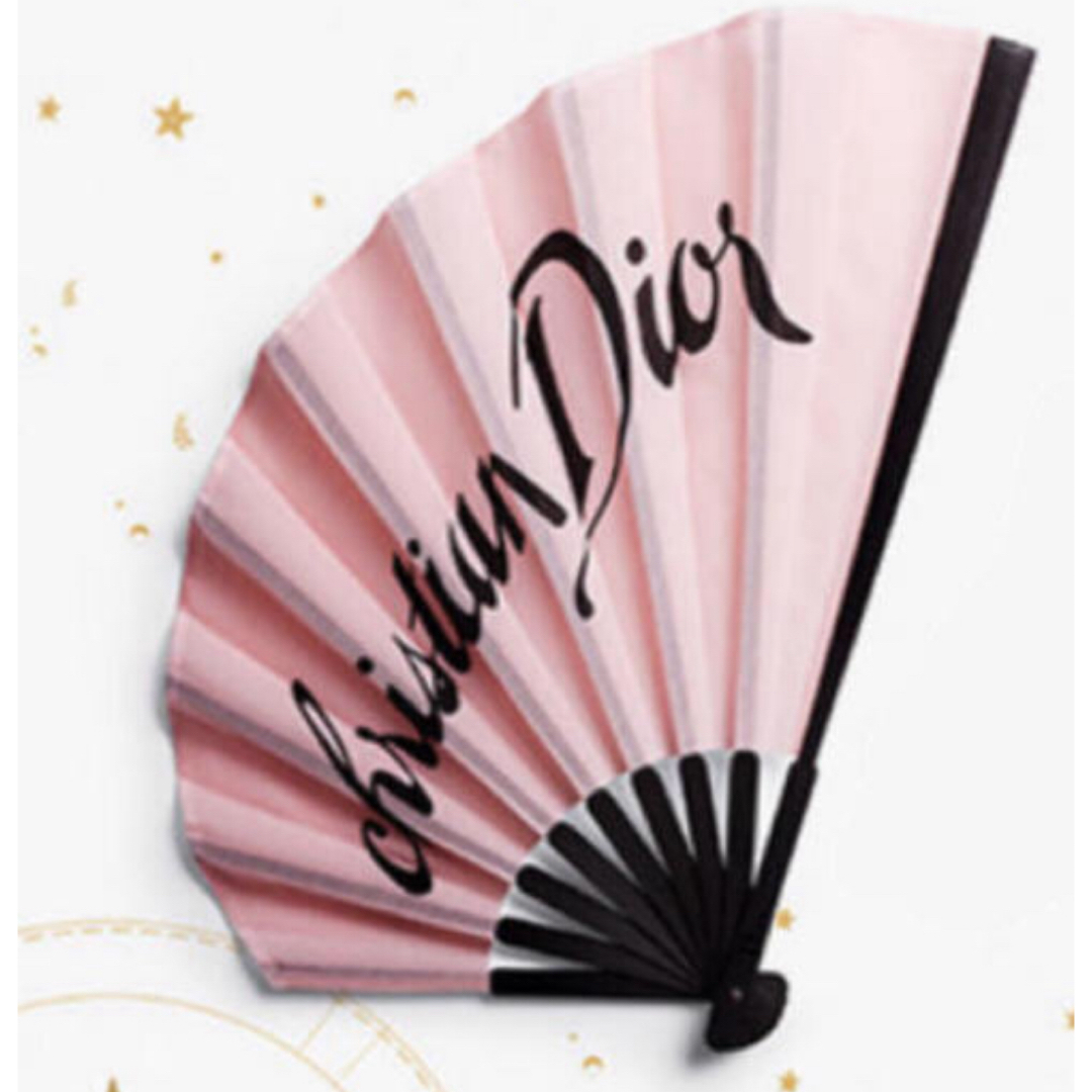 Christian Dior(クリスチャンディオール)のクリスチャンディオール　ミスディオール　ブルーミングブーケ　扇子 エンタメ/ホビーのコレクション(ノベルティグッズ)の商品写真