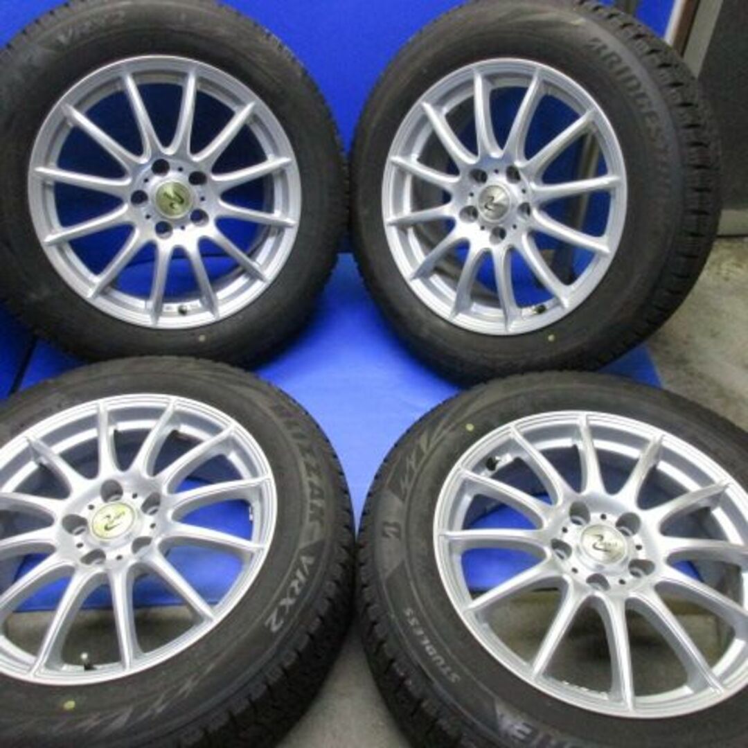 ﾕ）ゼファー17+　215/60R17　BSスタッドレス　アルファード　エルグラ１7×7J38PCD