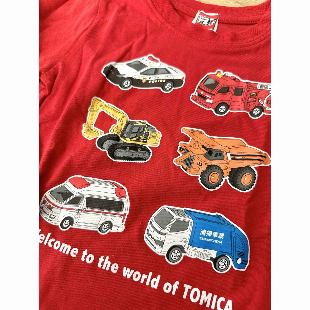 Takara Tomy(タカラトミー)のトミカ　長袖 90cm キッズ/ベビー/マタニティのキッズ服男の子用(90cm~)(Tシャツ/カットソー)の商品写真