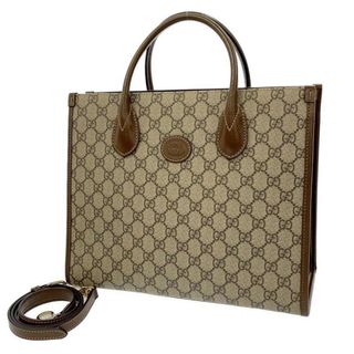 グッチ(Gucci)のグッチ トートバッグ GGスプリーム スモール 659983 GUCCI 2wayショルダーバッグ(トートバッグ)