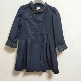 コート美品familiar plus♡中綿入り素敵なコート♡130♡黒♡通学習い事面接