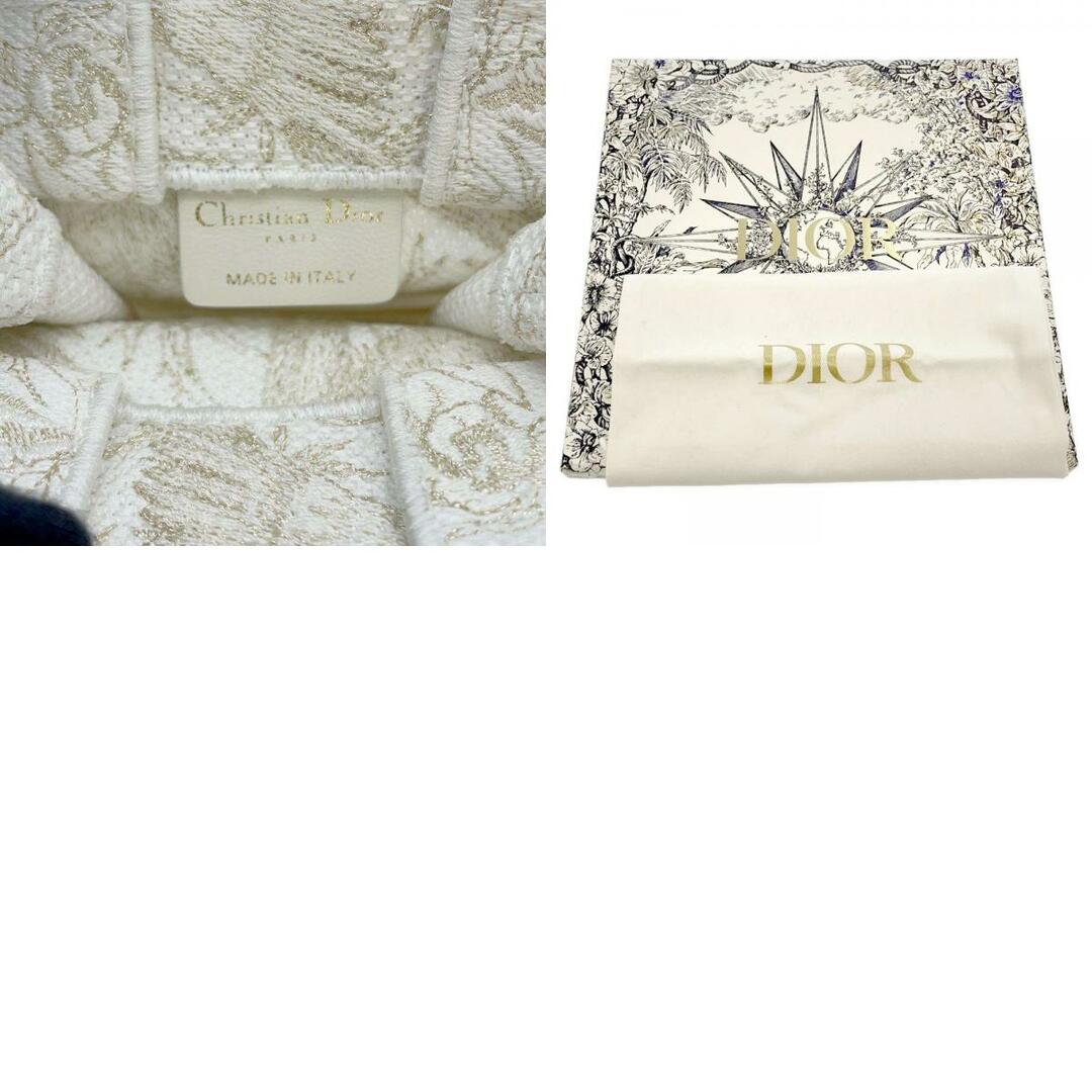 Dior(ディオール)のディオール ハンドバッグ ブックトート ミニフォンバッグ キャンバス S5555CRZF Dior 2wayショルダー 白 レディースのバッグ(ハンドバッグ)の商品写真