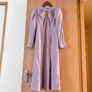 ハーリップトゥ(Her lip to)のherlipto opera midi dress mauve pink S(ひざ丈ワンピース)