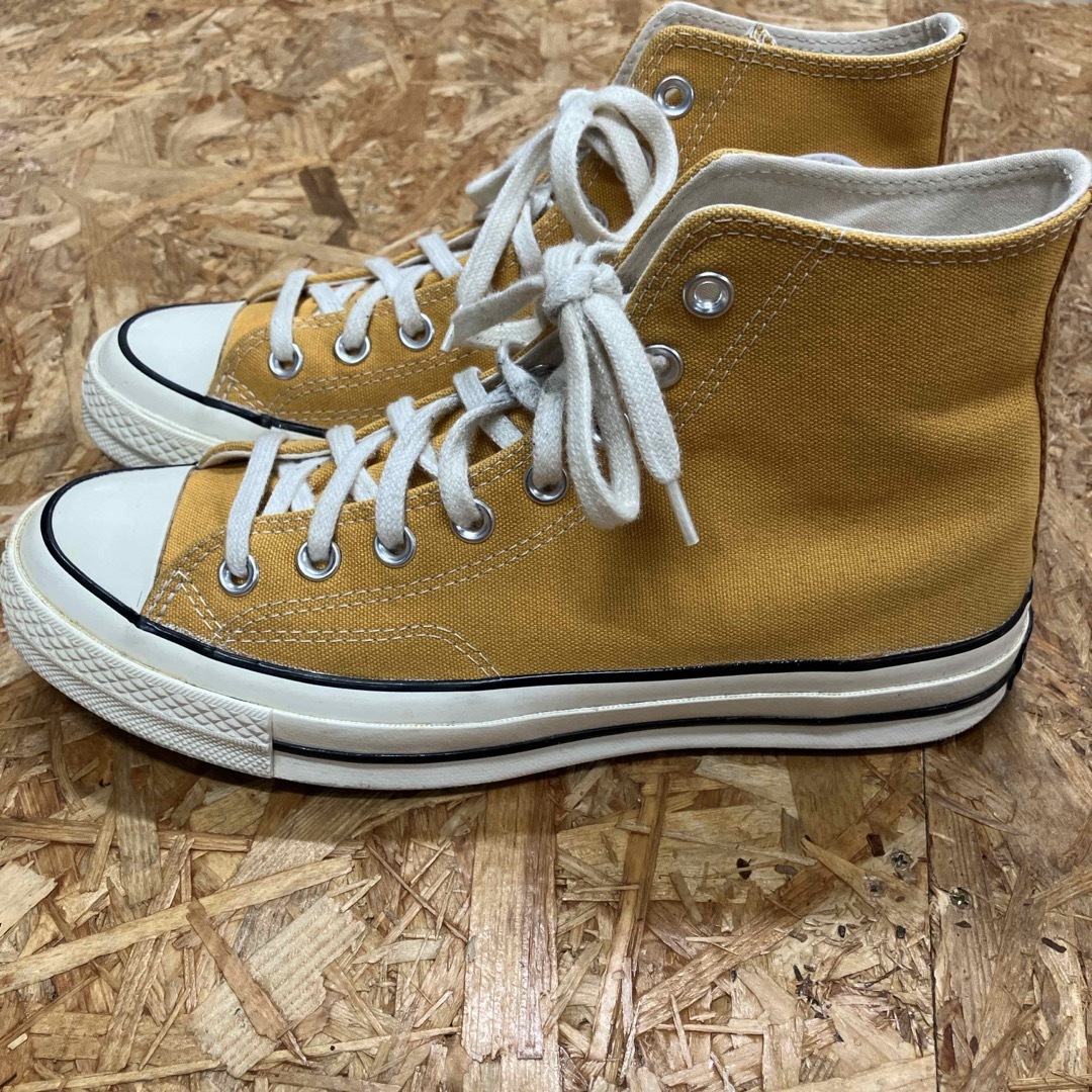 CHUCK TAYLOR(チャックテイラー)のCONVERSE CT70 ハイカット　チャック　イエロー　マスタード　26cm メンズの靴/シューズ(スニーカー)の商品写真