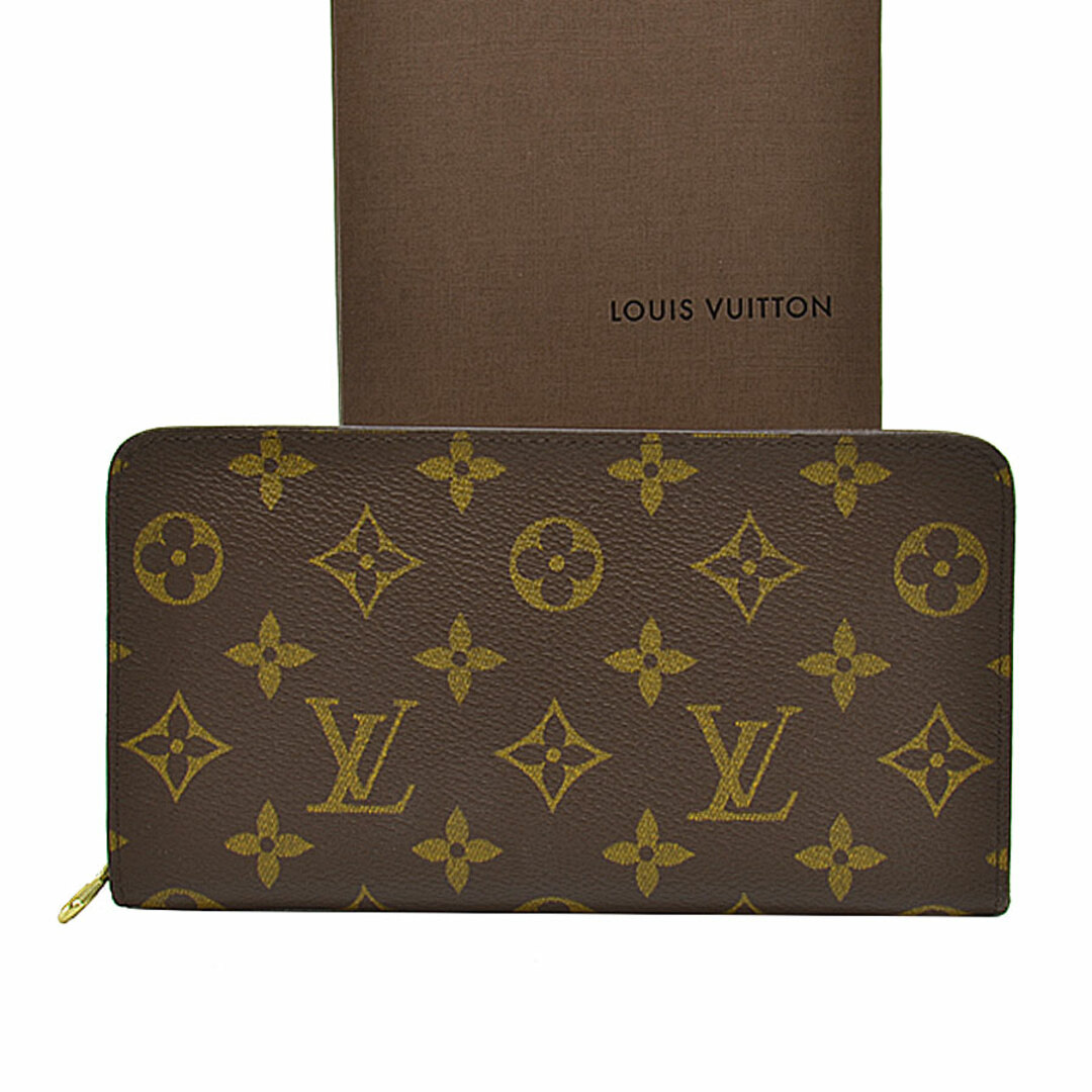 保存箱保存袋ルイ ヴィトン LOUIS VUITTON ラウンドファスナー長財布 モノグラム ポルトモネ ジップ モノグラムキャンバス ブラウン ユニセックス M61727 送料無料 r9218f