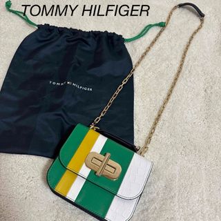 TOMMY HILFIGER ストラップ ショルダー マルチ ターンロック(ショルダーバッグ)