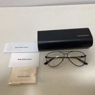 バレンシアガ(Balenciaga)のBALENCIAGA ティアドロップフレーム　伊達メガネ(サングラス/メガネ)