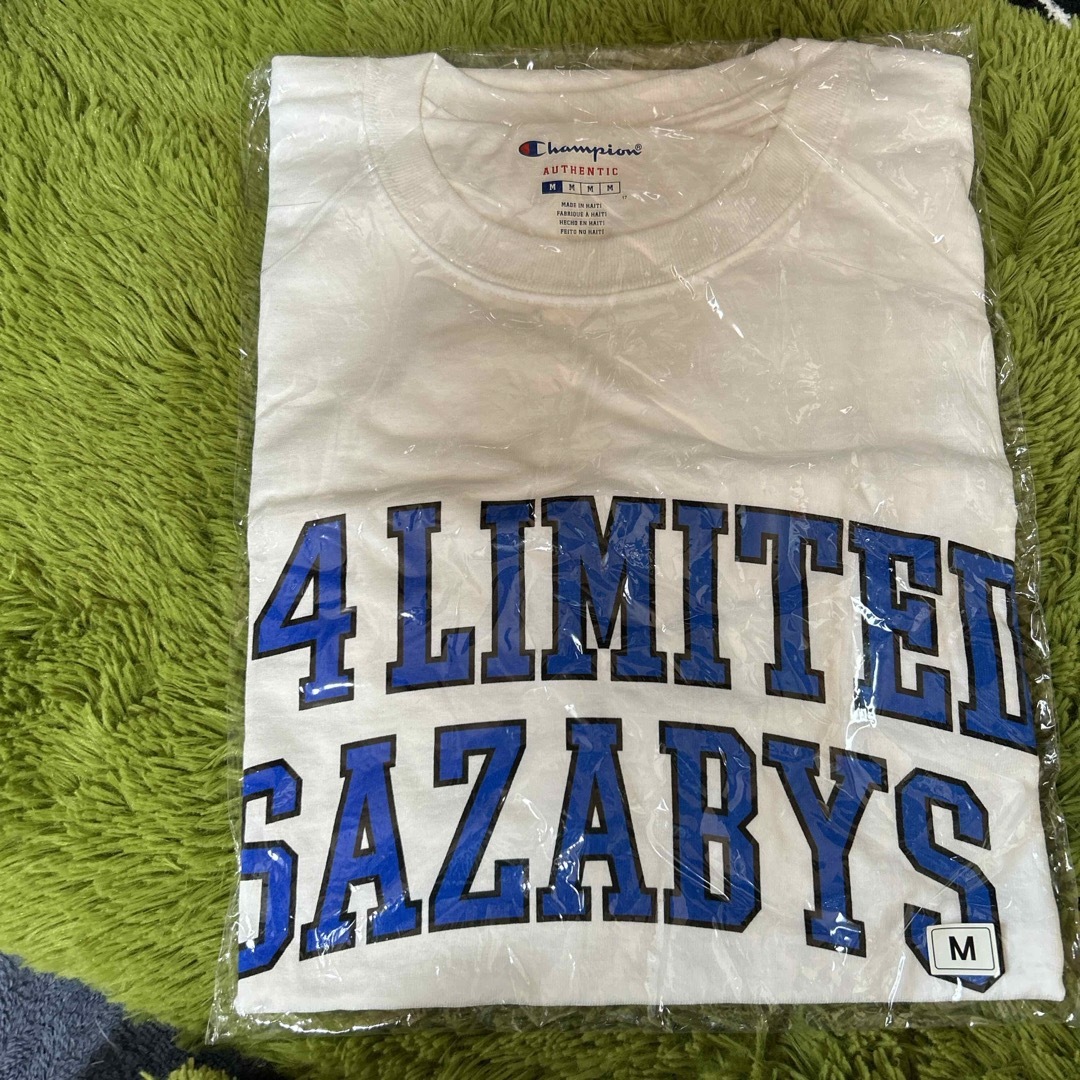 Champion(チャンピオン)のフォーリミ  04 Limited Sazabys Tシャツ　チャンピオン エンタメ/ホビーのタレントグッズ(ミュージシャン)の商品写真