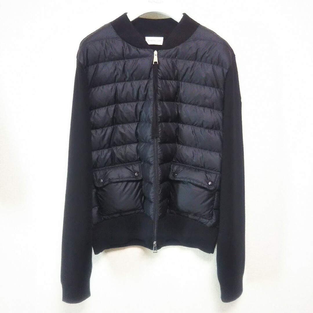 MONCLER(モンクレール)のモンクレール Cardigan カーディガン ダウン ニット 切替 レディース レディースのトップス(カーディガン)の商品写真