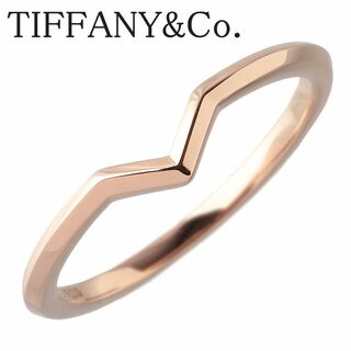 ティファニー(Tiffany & Co.)のティファニー Vバンド リング 約12号 AU750PG 新品仕上げ済 TIFFANY【14883】(リング(指輪))