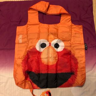 セサミストリート(SESAME STREET)の新品　タグ付　エルモ　エコバッグ(キャラクターグッズ)