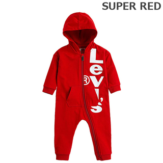 リーバイス ベビー服 Levis BLUE 24M(18～24ヵ月) SUPER RED(ロンパース)