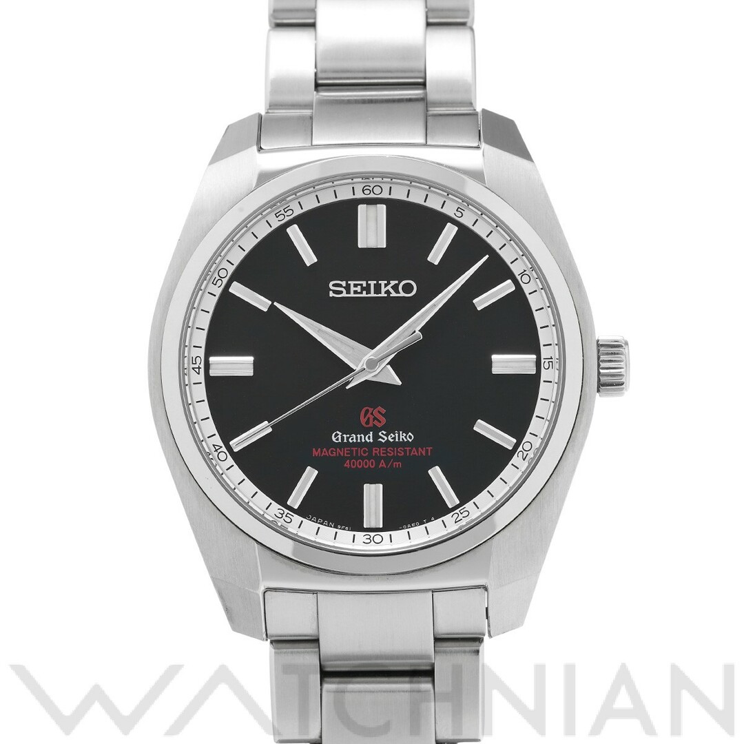 小傷が見受けられますベルトグランドセイコー Grand Seiko SBGX093 ブラック メンズ 腕時計