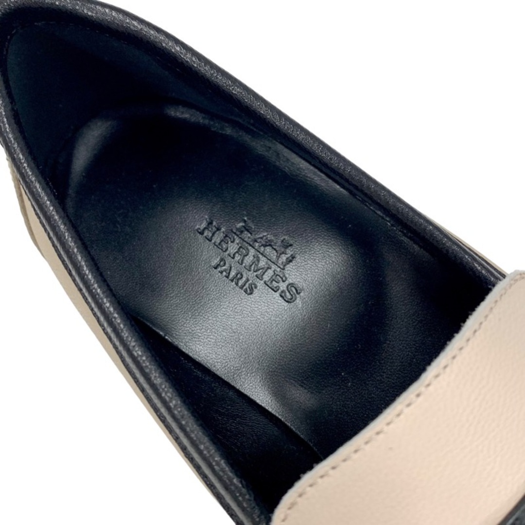 Hermes(エルメス)の未使用 エルメス HERMES ロワイヤル ローファー 革靴 モカシン フラットシューズ 靴 シューズ H金具 フリンジ レザー マルチカラー レディースの靴/シューズ(ローファー/革靴)の商品写真