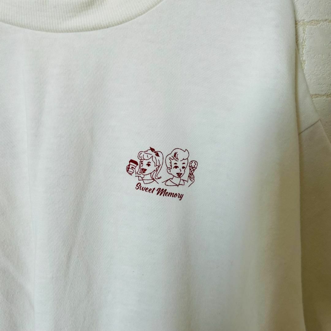 INGNI(イング)の【美品】INGNI イング Tシャツ ホワイト ビッグロゴ M レディースのトップス(Tシャツ(半袖/袖なし))の商品写真