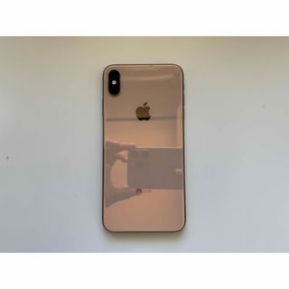 iPhone XSMax 256GB SIMフリーゴールド美品海外版撮影音声なし(スマートフォン本体)