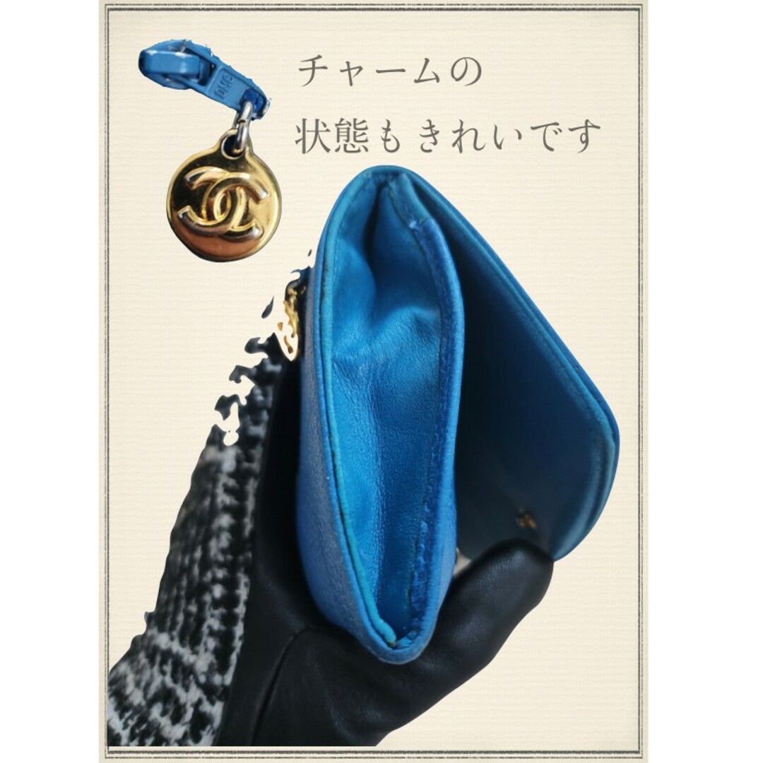 CHANEL(シャネル)の【お手入れ済】CHANELキャビアスキン 折り畳み財布 レディースのファッション小物(財布)の商品写真