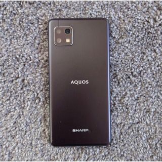 シャープ(SHARP)のAQUOS sense4 lite ブラック　箱付き+ケース　(スマートフォン本体)