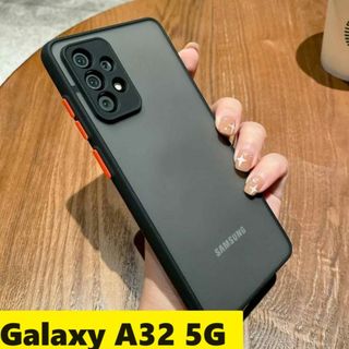 ギャラクシー(Galaxy)のGalaxy A32 5G　半透明　マット　黒　Galaxyケース(Androidケース)