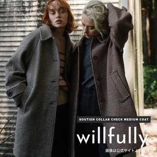 【値下げ】willfully ステンカラーコート(ロングコート)