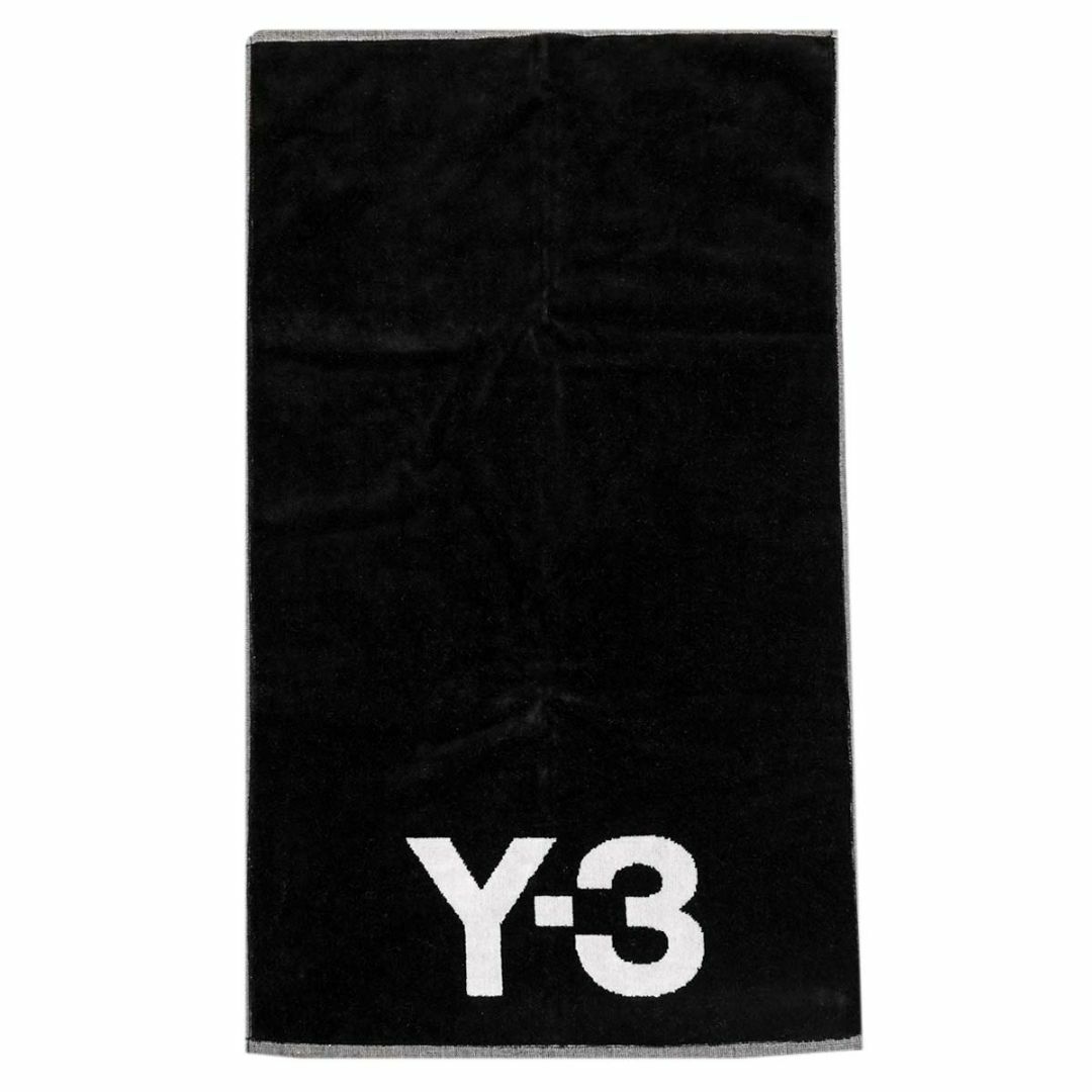 メンズY-3 ワイスリー スポーツタオル HD3322 Y-3 GYM TOWEL メンズ ブラック×ホワイト