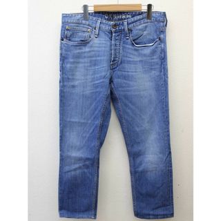 DENHAM - 【新入荷】‡DENHAM/デンハム‡RAZORSLIMFITダメージ加工パンツ/十分丈 インディゴ メンズ 34【中古】 春夏秋冬 411042