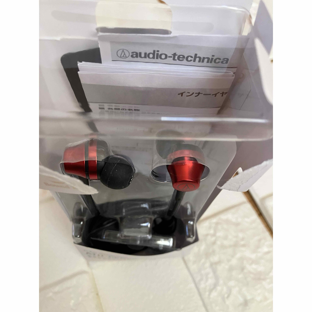 audio-technica(オーディオテクニカ)のaudio-technica インナーイヤーヘッドホン  スマホ/家電/カメラのオーディオ機器(ヘッドフォン/イヤフォン)の商品写真