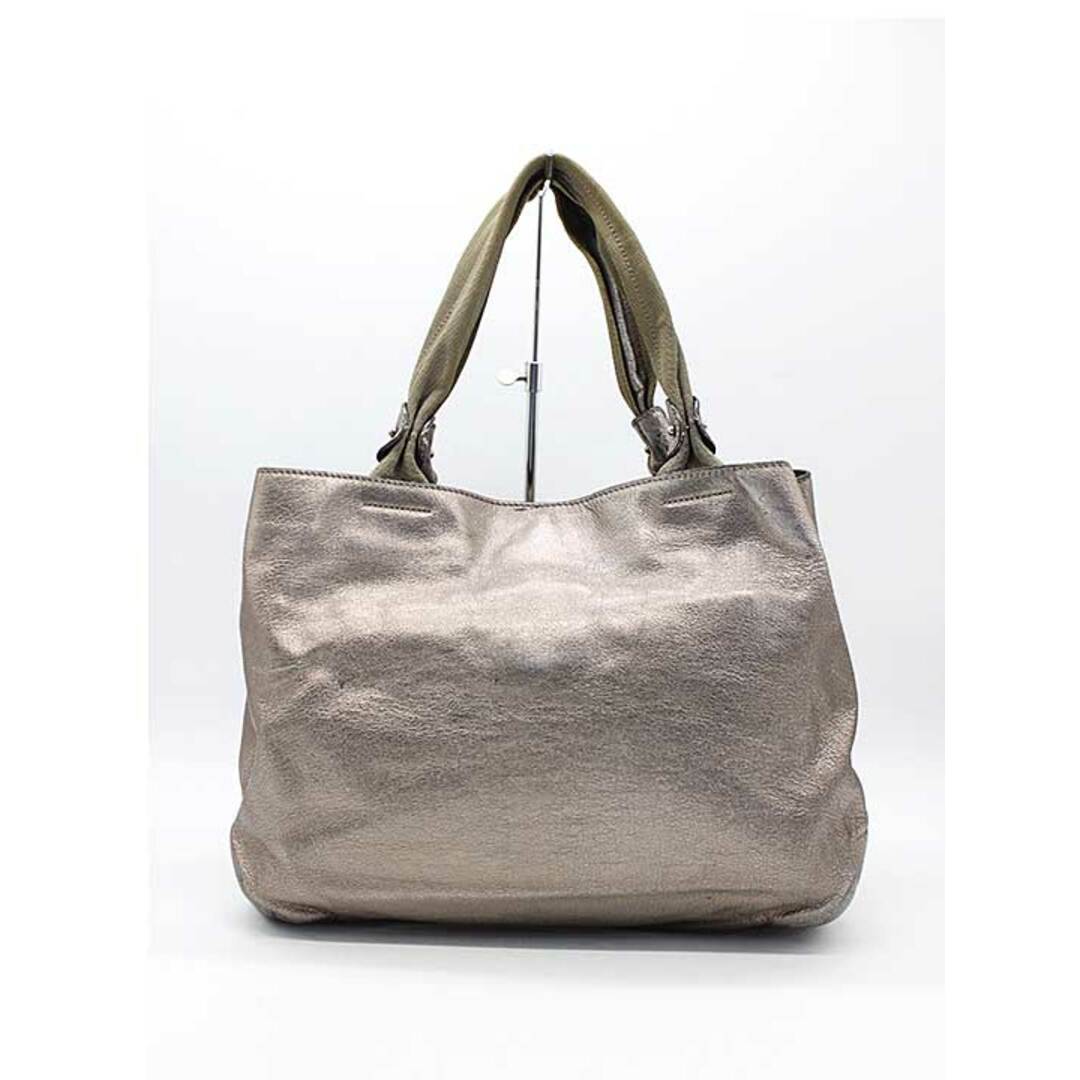 Ferragamo(フェラガモ)の【新入荷】★Salvatore Ferragamo/サルヴァトーレフェラガモ★ AU-21/B665/ヴァラリボントートバッグ/ハンドバッグ/シンプル/きれいめ/バッグ/鞄  ブロンズ レディース【中古】春夏秋冬 111042 レディースのバッグ(トートバッグ)の商品写真