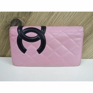 シャネル(CHANEL)のM名014 / CHANEL シャネル カンボンライン ココマーク 長財布 (財布)