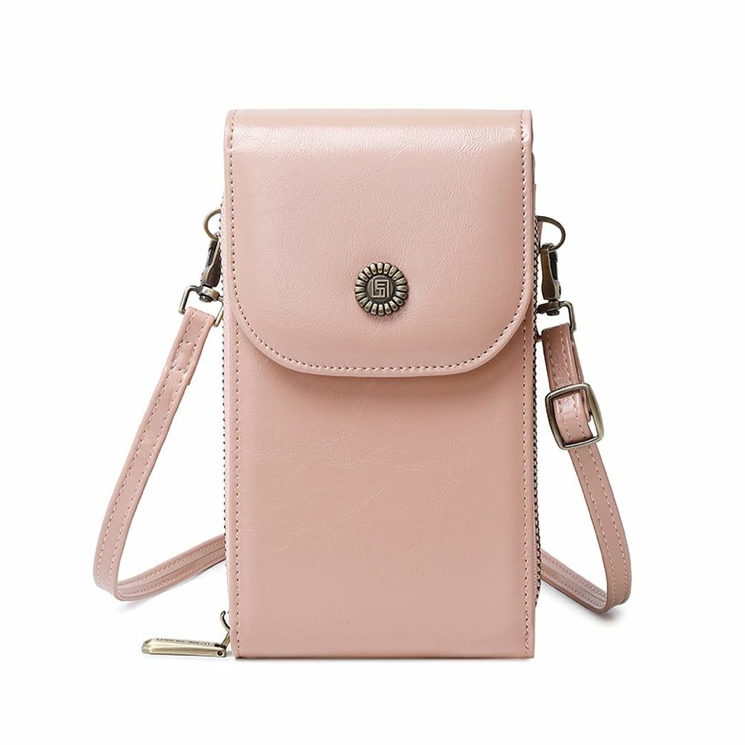 【色: ピンク B】[FORRICA] スマホポーチ レディース 財布 お財布ポ10x4x19cm重さ