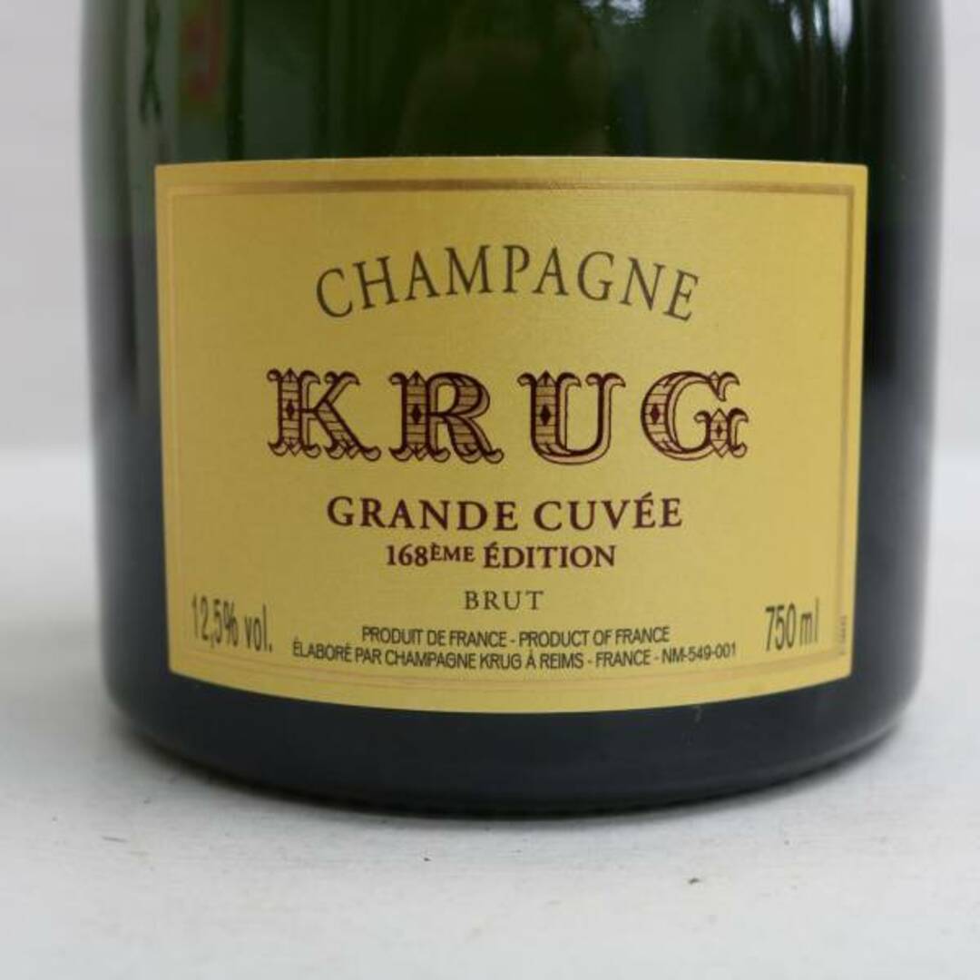 クリュッグ グラン キュヴェ 168EME EDITIONシャンパン/スパークリングワイン