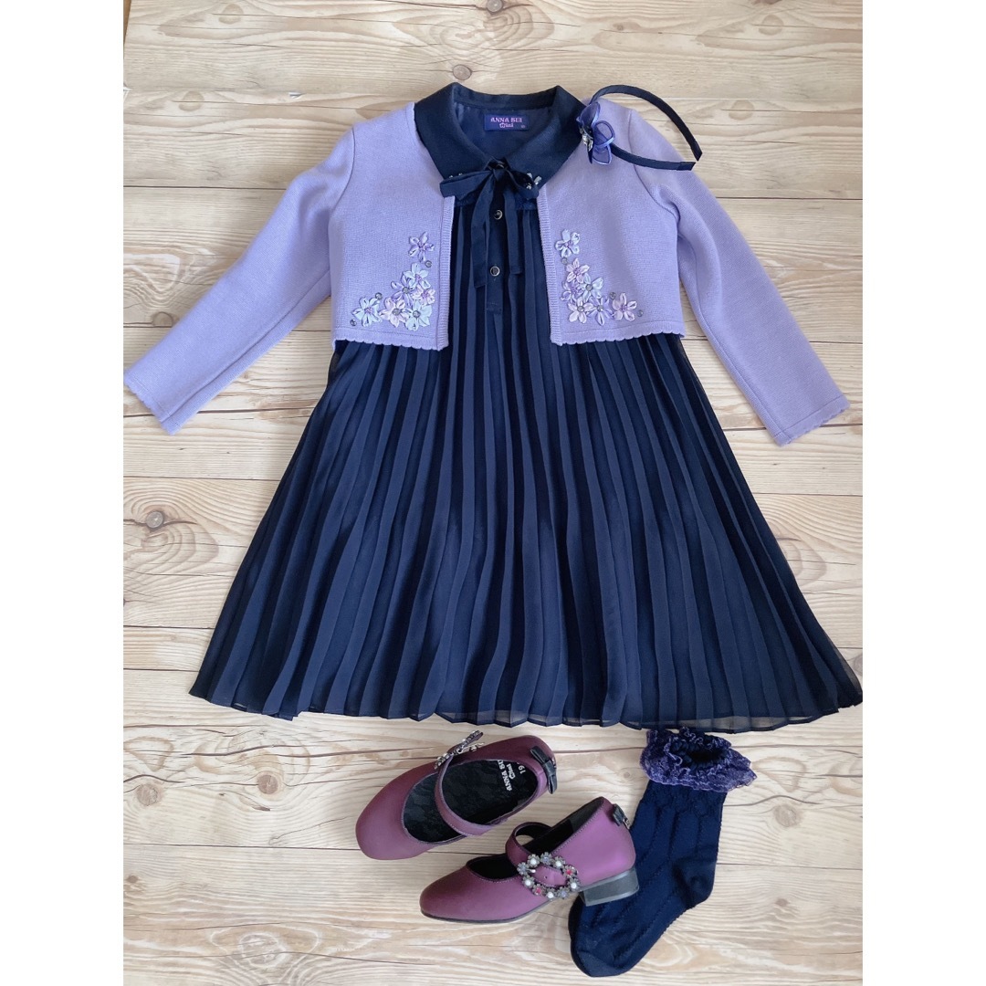 ANNA SUI mini(アナスイミニ)のANNA SUI mini ★フォーマルドレス　5点セット キッズ/ベビー/マタニティのキッズ服女の子用(90cm~)(ドレス/フォーマル)の商品写真