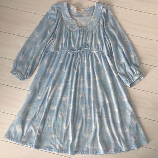 フランシュリッペ(franche lippee)のフランシュリッペ スノードーム柄 たぽワンピース(ひざ丈ワンピース)